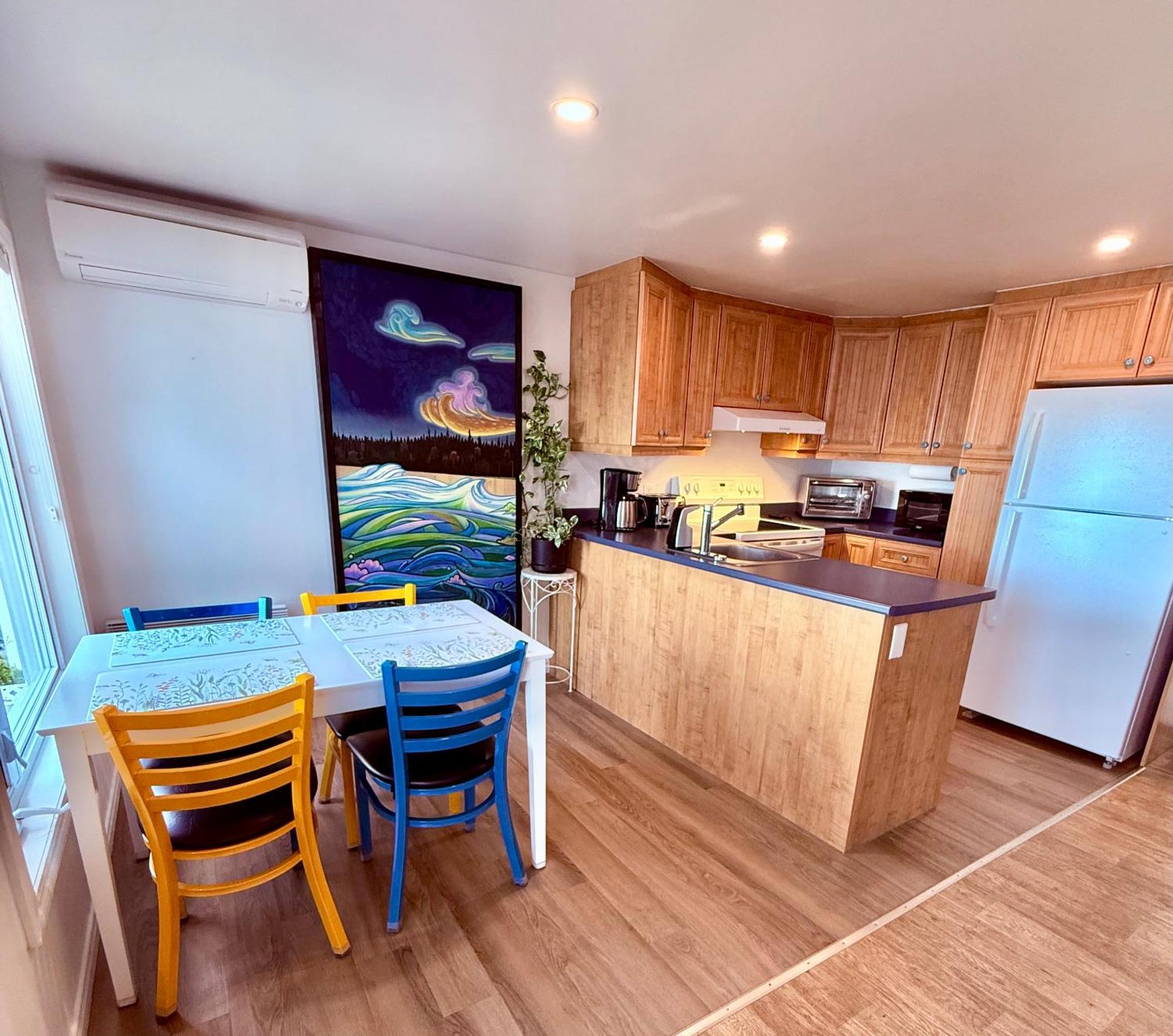 L'Appat Buvette Et Couchette De Sainte-Luce - Appartements De Vacances Modernes, Calmes Et Ressourcant Sur Le Fleuve Exteriér fotografie